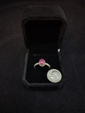 Lady's genuine natural ruby ring
